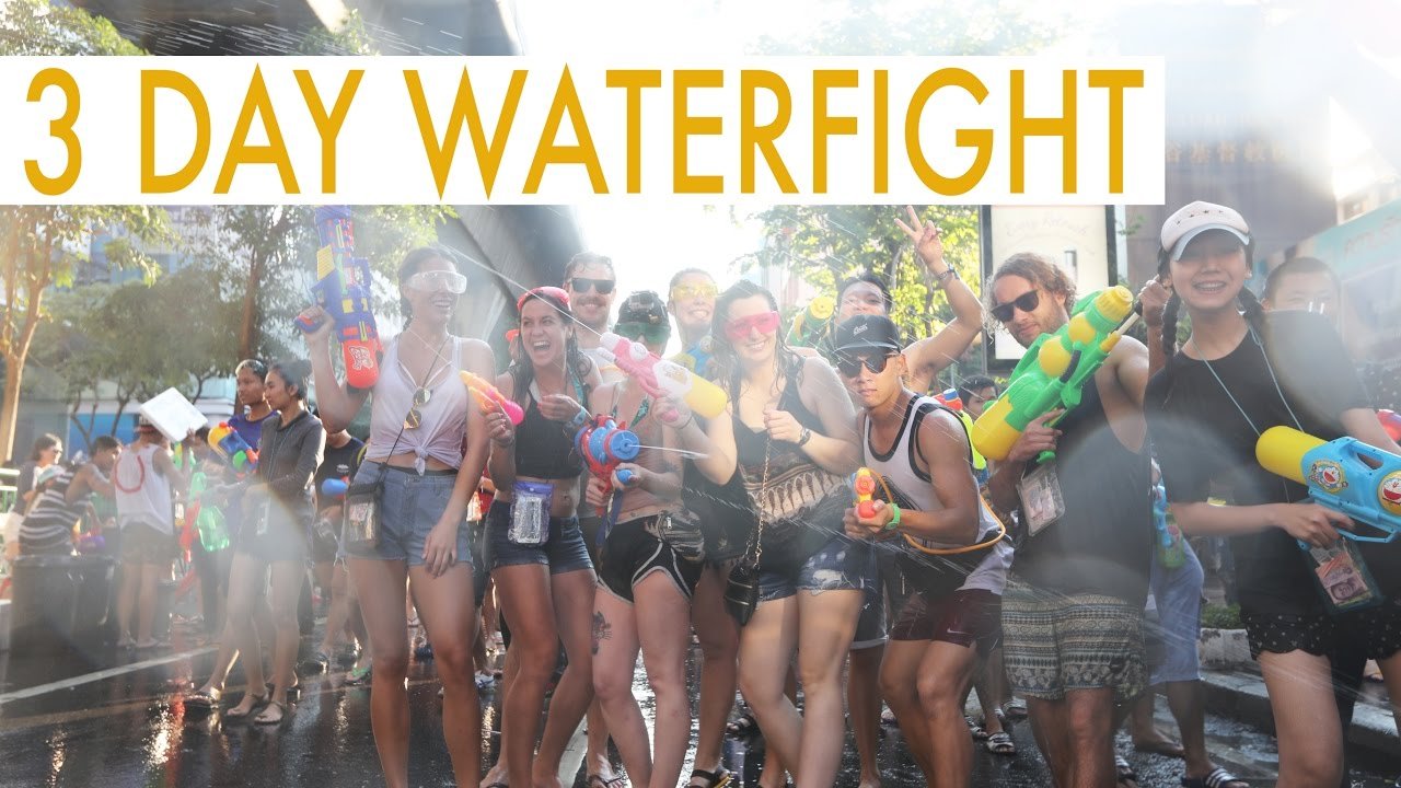 THE WORLD'S CRAZIEST 3 DAY WATERFIGHT - SONGKRAN